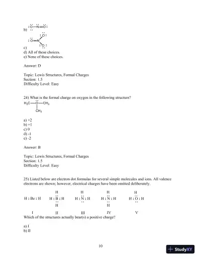 Organic Chemistry 11th Edition Test Bank - Page 11 preview image