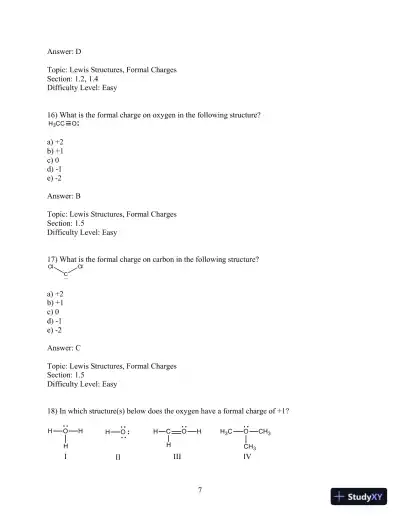 Organic Chemistry 11th Edition Test Bank - Page 8 preview image