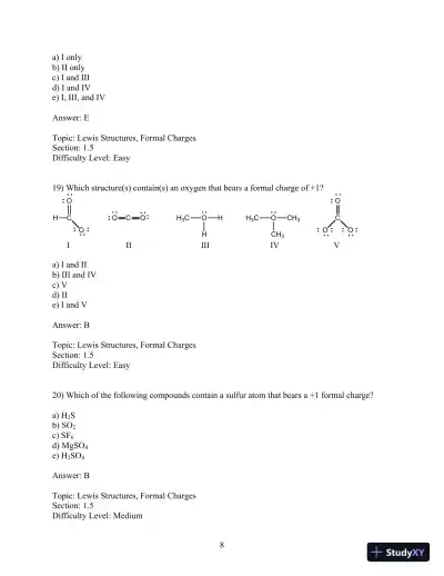 Organic Chemistry 11th Edition Test Bank - Page 9 preview image
