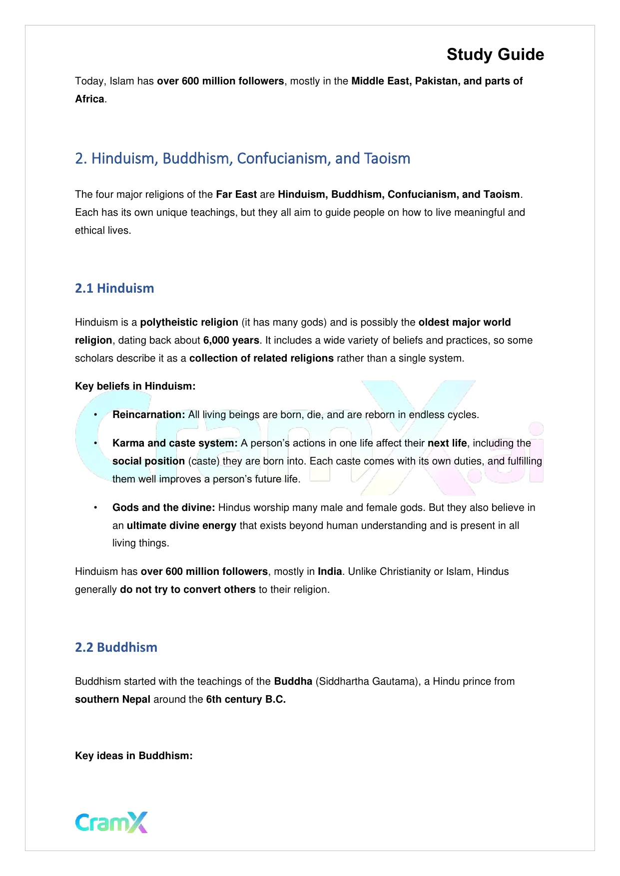 Sociology - Religion - Page 3 preview image