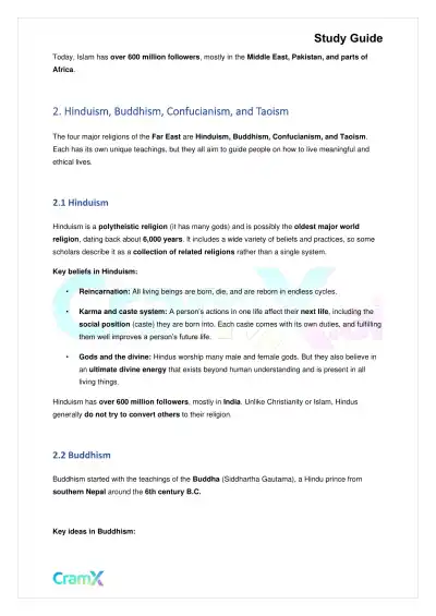 Sociology - Religion - Page 3 preview image