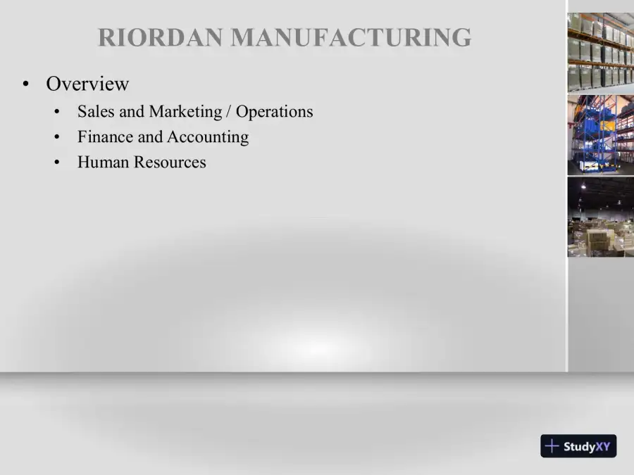 Riordan Manufacturing: ISS Review - CMGT 441, page 4