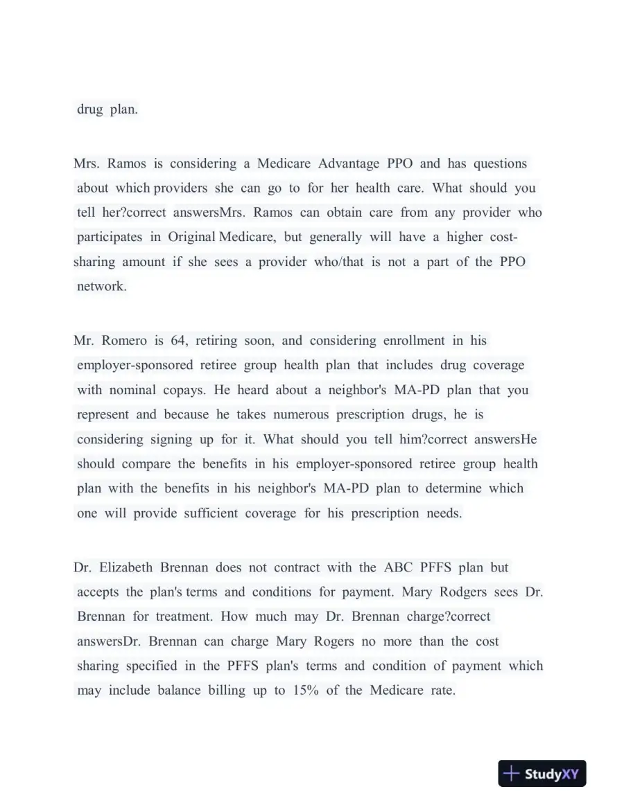 2022-2023 AHIP Final Exam With Answers (249 Solved Questions), page 11