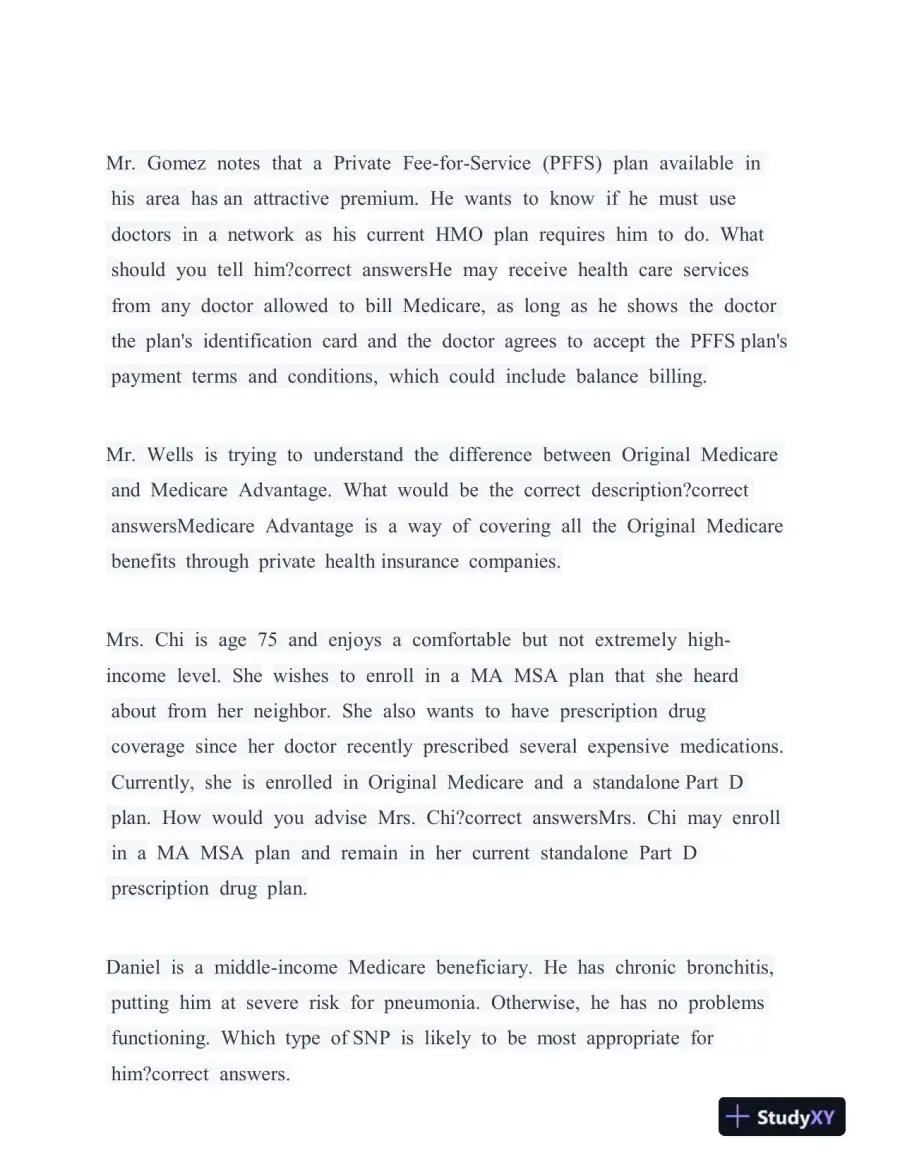 2022-2023 AHIP Final Exam With Answers (249 Solved Questions), page 12