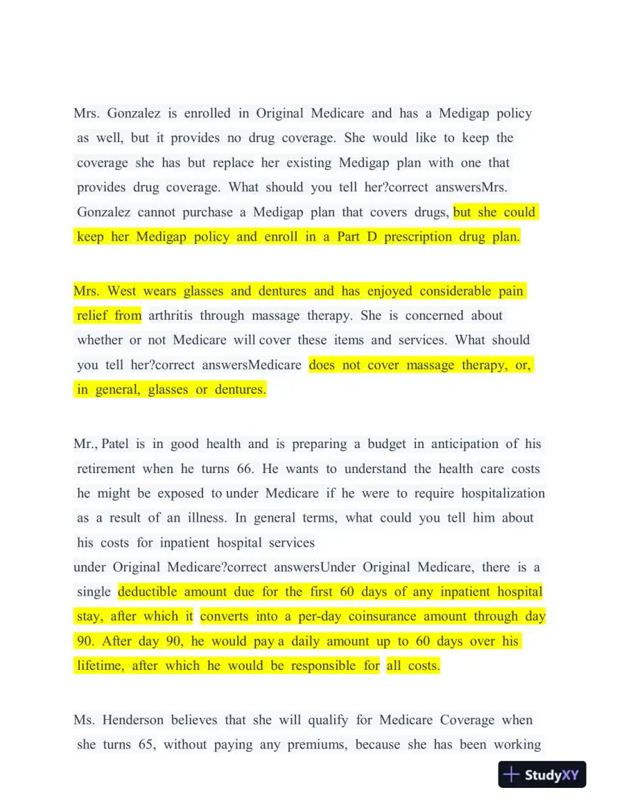 2022-2023 AHIP Final Exam With Answers (249 Solved Questions), page 3