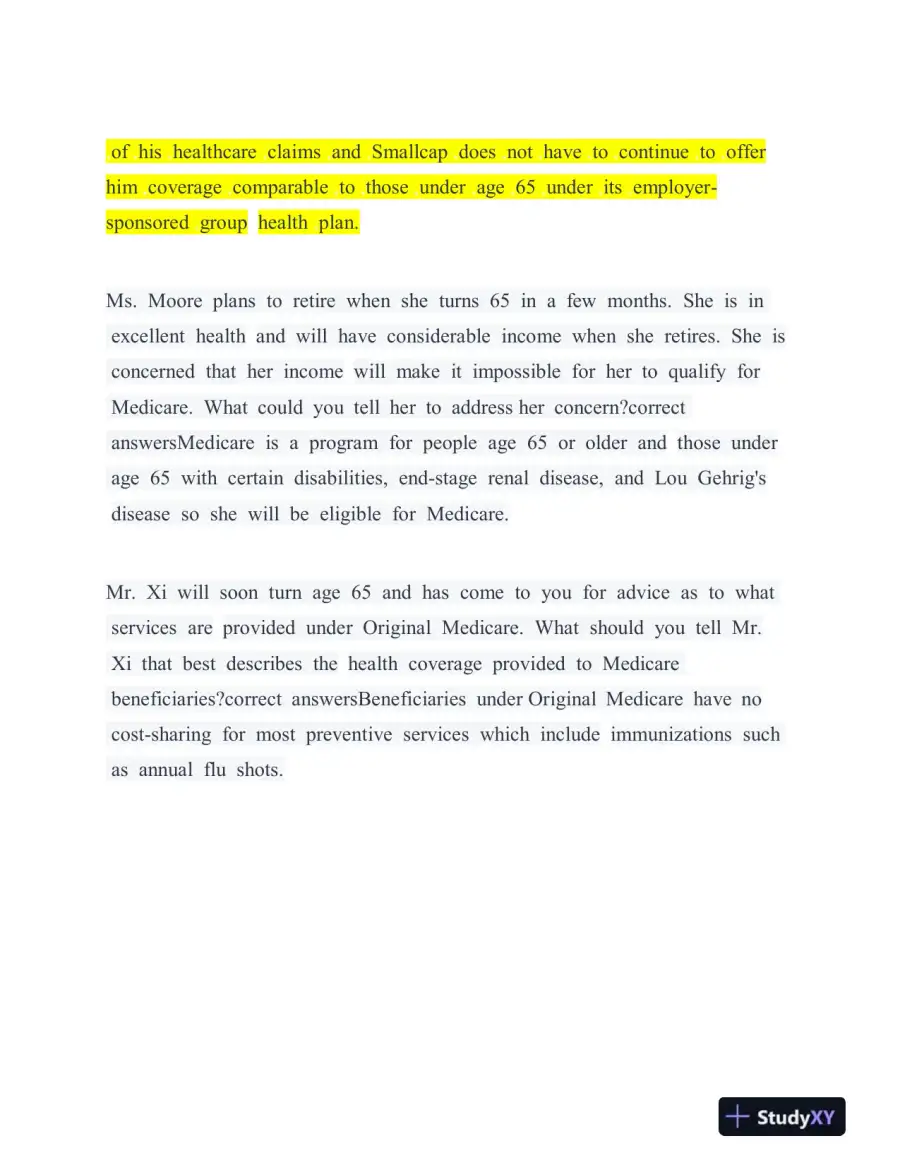 2022-2023 AHIP Final Exam With Answers (249 Solved Questions), page 5