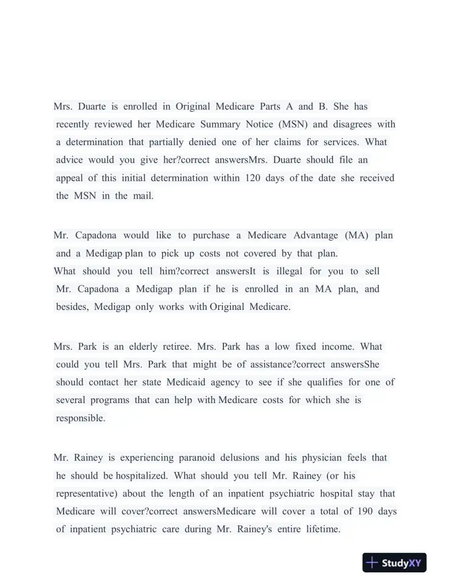 2022-2023 AHIP Final Exam With Answers (249 Solved Questions), page 6