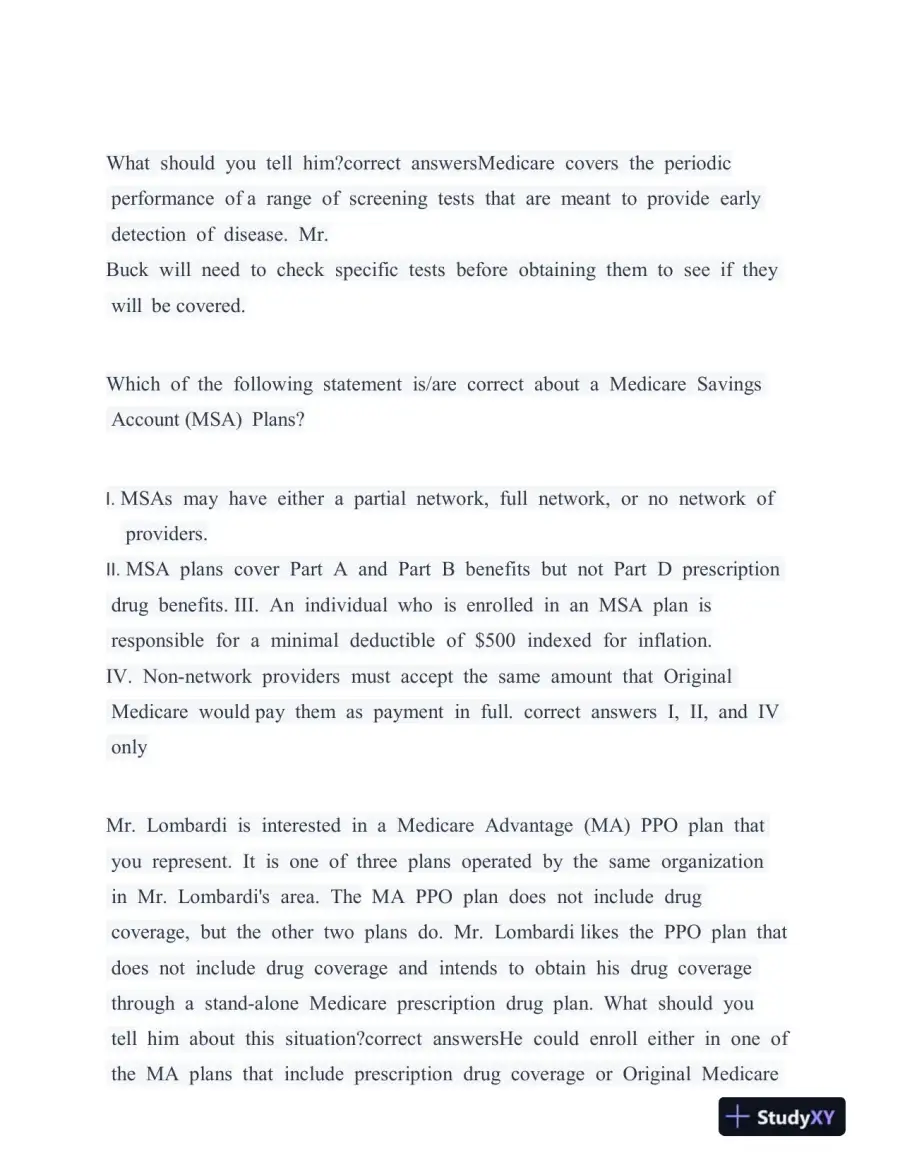 2022-2023 AHIP Final Exam With Answers (249 Solved Questions), page 9