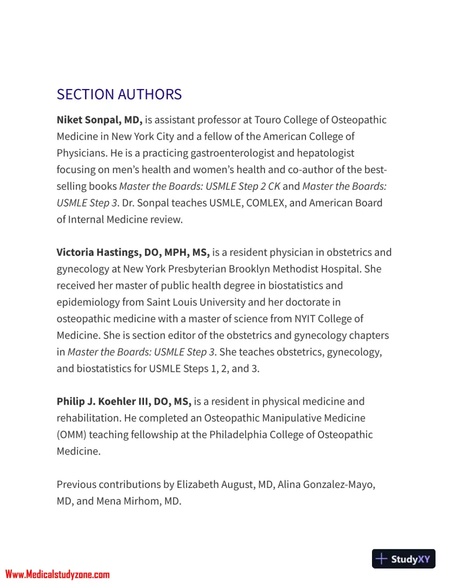 Master the Boards USMLE Step 2 CK (2021), page 12