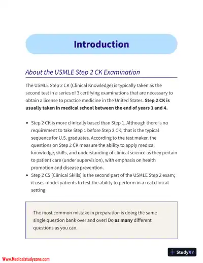 Master the Boards USMLE Step 2 CK (2021) - Page 15 preview image