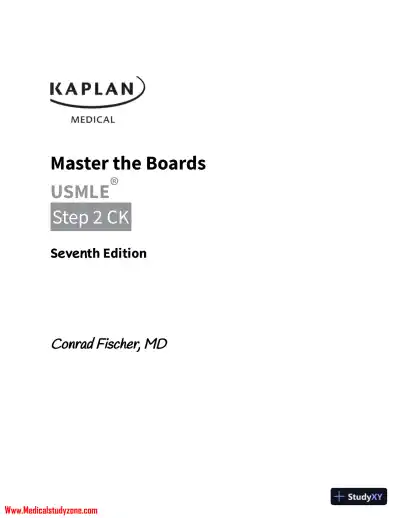 Master the Boards USMLE Step 2 CK (2021) - Page 3 preview image