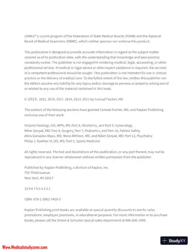 Master the Boards USMLE Step 2 CK (2021) - Page 6 preview image