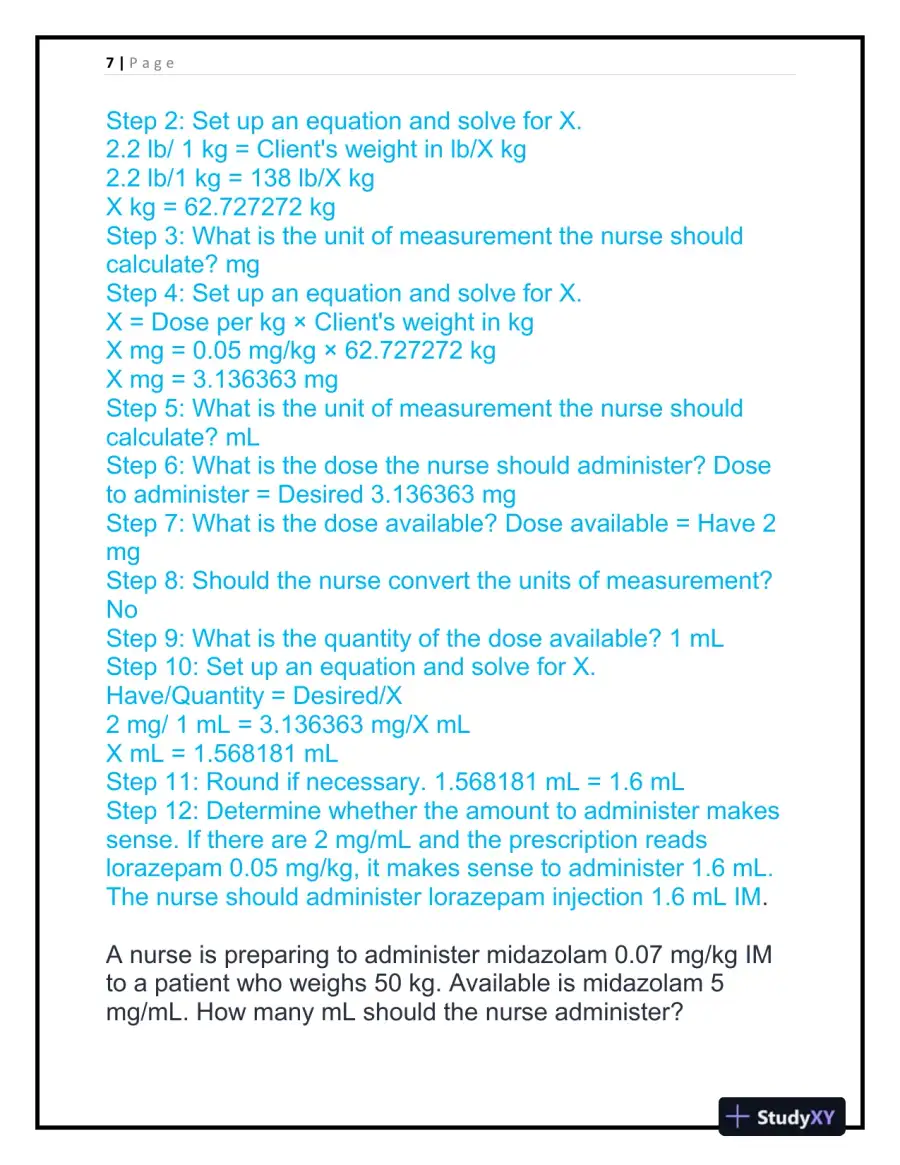 2024 ATI RN Fundamentals of Nursing Practice Exam With Answers (106 Solved Questions), page 8