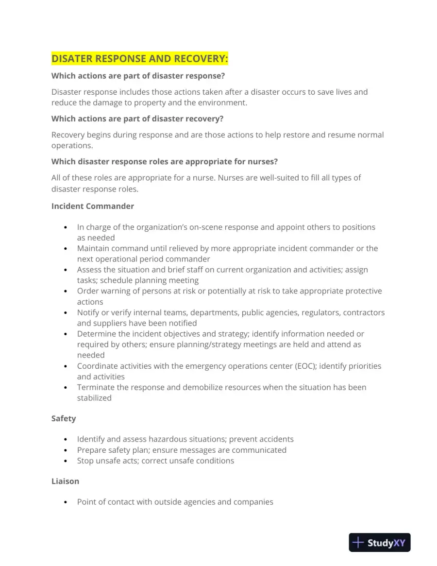 NR442 Community Health Week 6 With Answers (60 Solved Questions), page 12