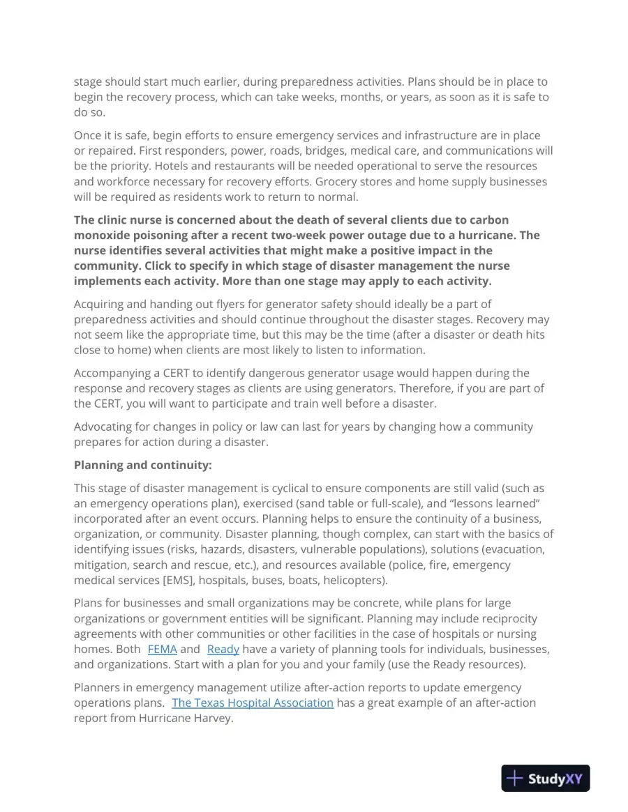NR442 Community Health Week 6 With Answers (60 Solved Questions), page 7