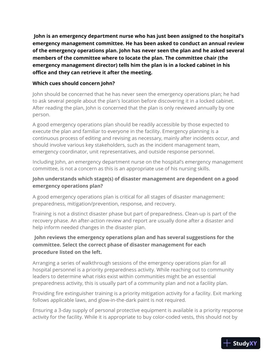 NR442 Community Health Week 6 With Answers (60 Solved Questions), page 9