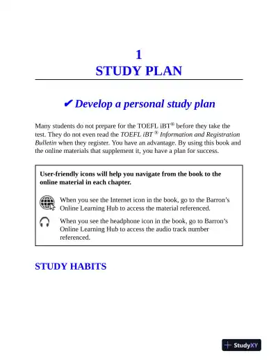 TOEFL iBT Premium with 8 Online Practice Tests + Online Audio, Eighteenth Edition (2024) - Page 12 preview image