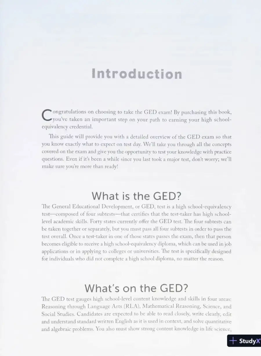 GED Reasoning Through Language Arts Study Guide: Comprehensive Review with Practice Test (2020), page 10