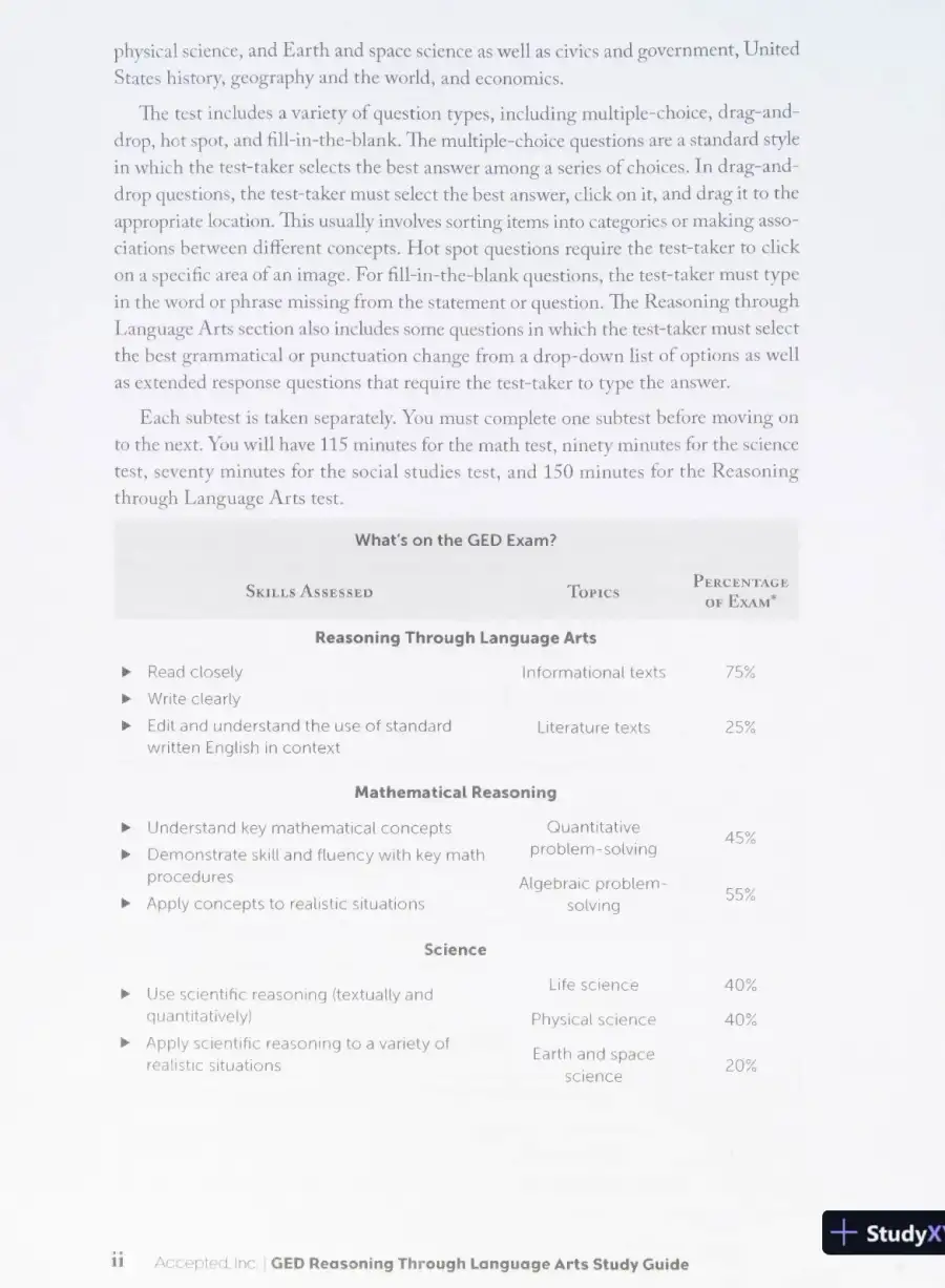 GED Reasoning Through Language Arts Study Guide: Comprehensive Review with Practice Test (2020), page 11