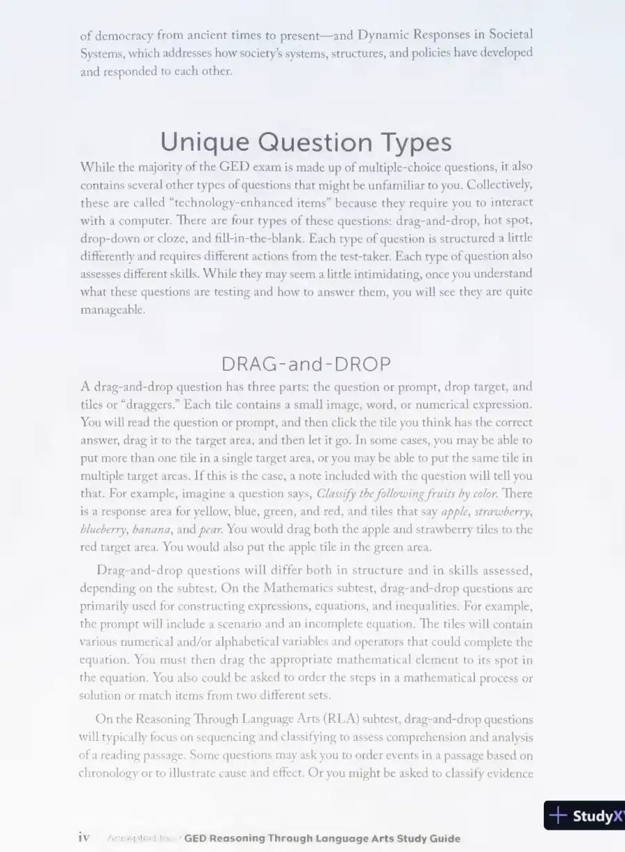 GED Reasoning Through Language Arts Study Guide: Comprehensive Review with Practice Test (2020), page 13
