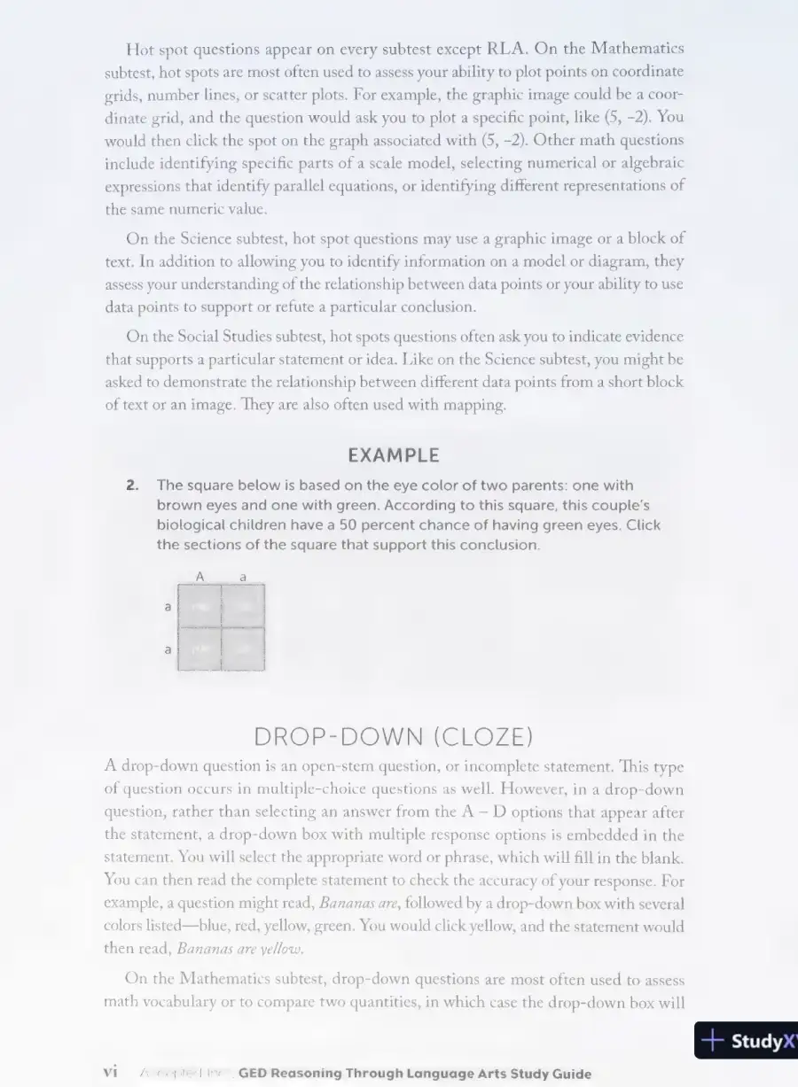 GED Reasoning Through Language Arts Study Guide: Comprehensive Review with Practice Test (2020), page 15
