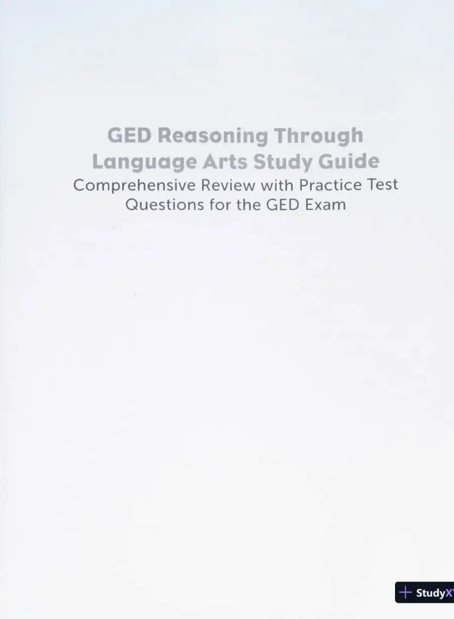 GED Reasoning Through Language Arts Study Guide: Comprehensive Review with Practice Test (2020), page 6