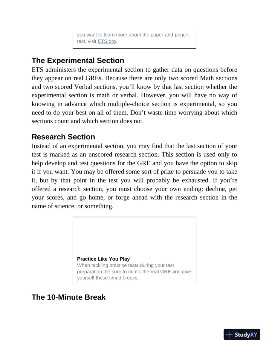 Princeton Review GRE Prep, 2023: 5 Practice Tests + Review and Techniques (2022), page 26