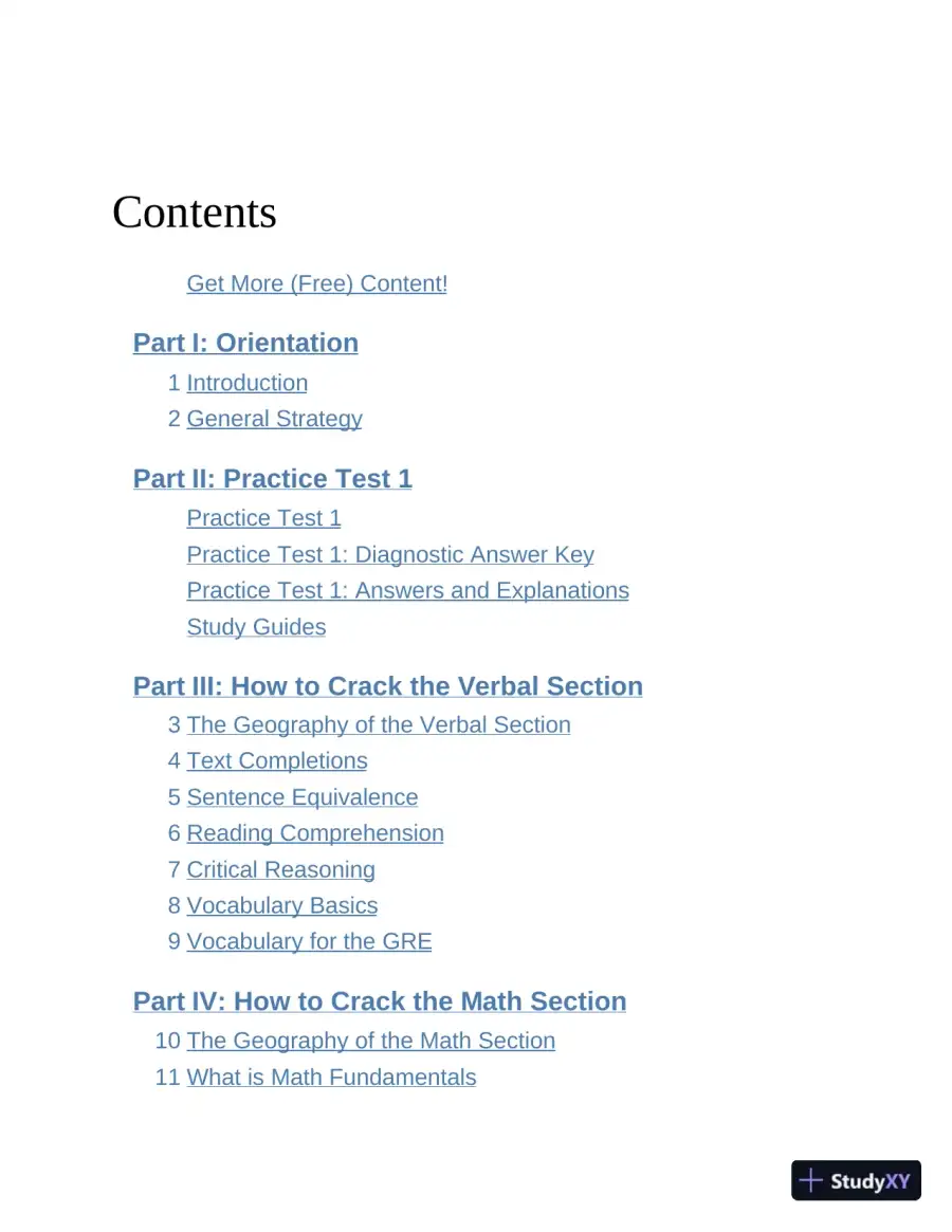 Princeton Review GRE Prep, 2023: 5 Practice Tests + Review and Techniques (2022), page 7