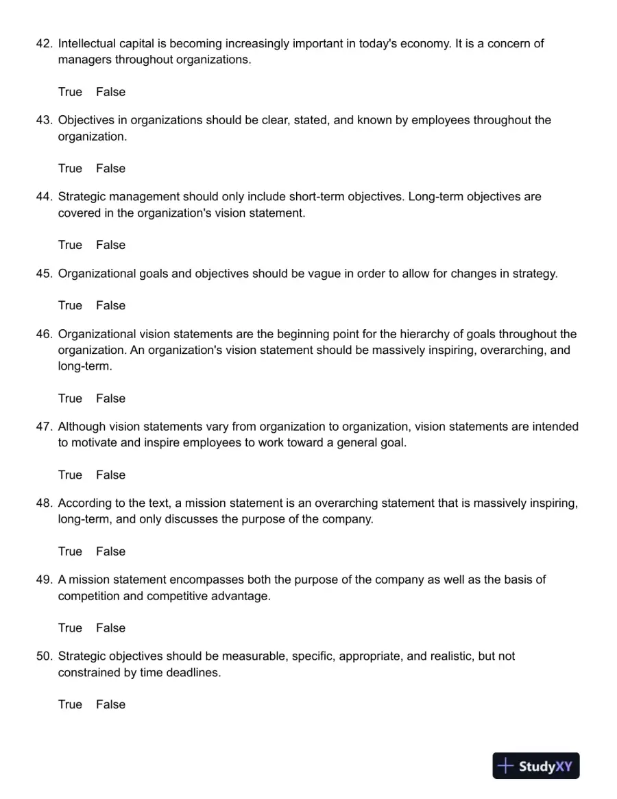 Strategic Management : Creating Competitive Advantages 4th Canadian Edition Test Bank, page 10