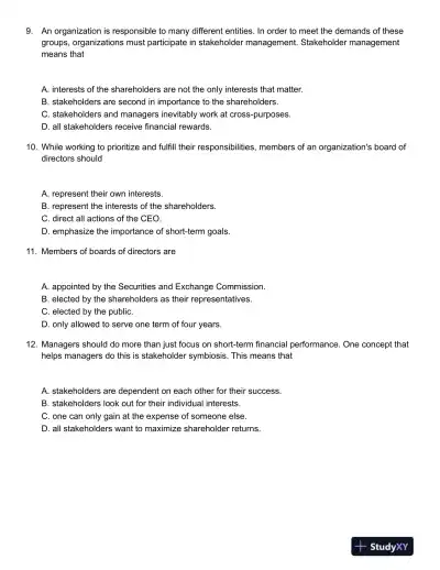 Strategic Management : Creating Competitive Advantages 4th Canadian Edition Test Bank - Page 4 preview image