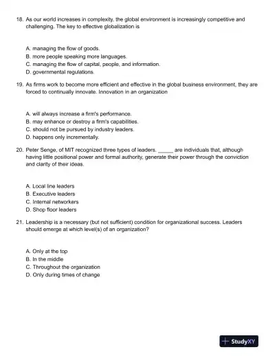 Strategic Management : Creating Competitive Advantages 4th Canadian Edition Test Bank - Page 6 preview image