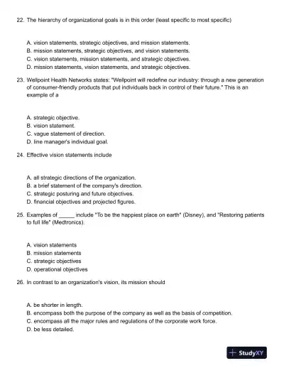 Strategic Management : Creating Competitive Advantages 4th Canadian Edition Test Bank - Page 7 preview image