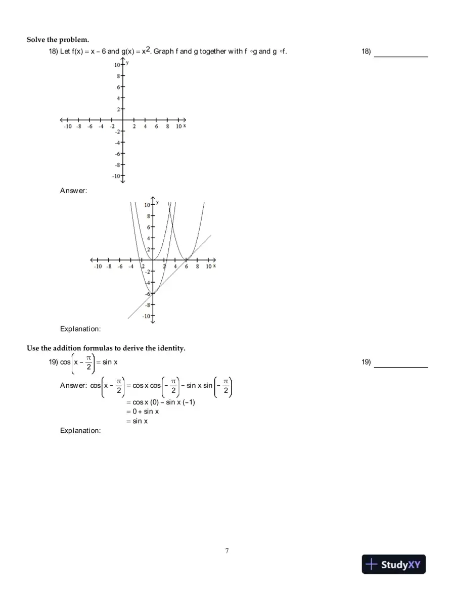 Thomas' Calculus: Early Transcendentals, Single Variable , 12th Edition Test Bank, page 8