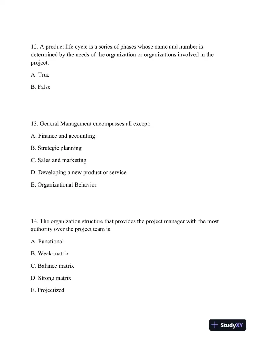 Project Management Fundamentals: Key Concepts and Terminology, page 6