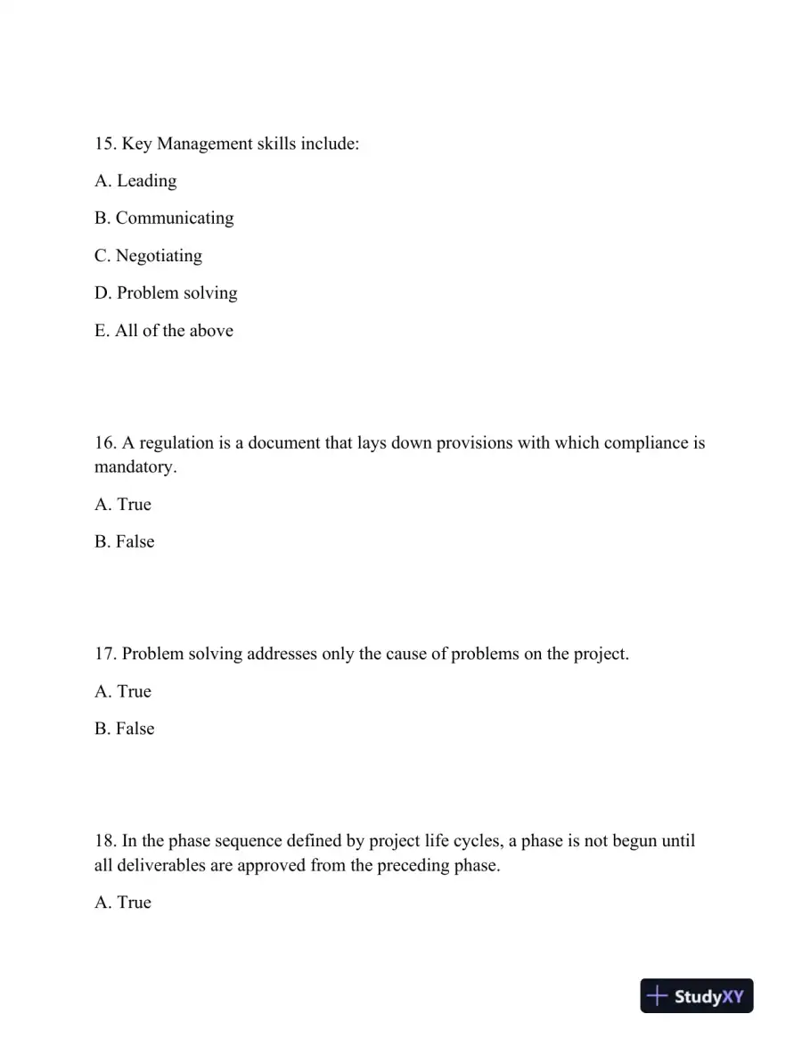 Project Management Fundamentals: Key Concepts and Terminology, page 7