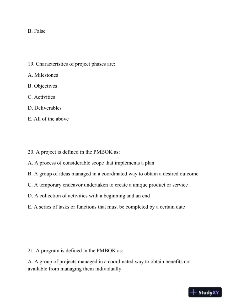 Project Management Fundamentals: Key Concepts and Terminology, page 8