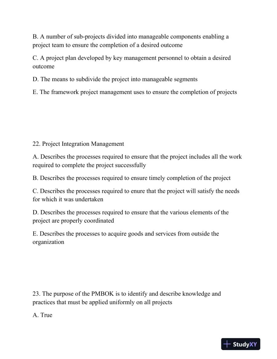 Project Management Fundamentals: Key Concepts and Terminology, page 9