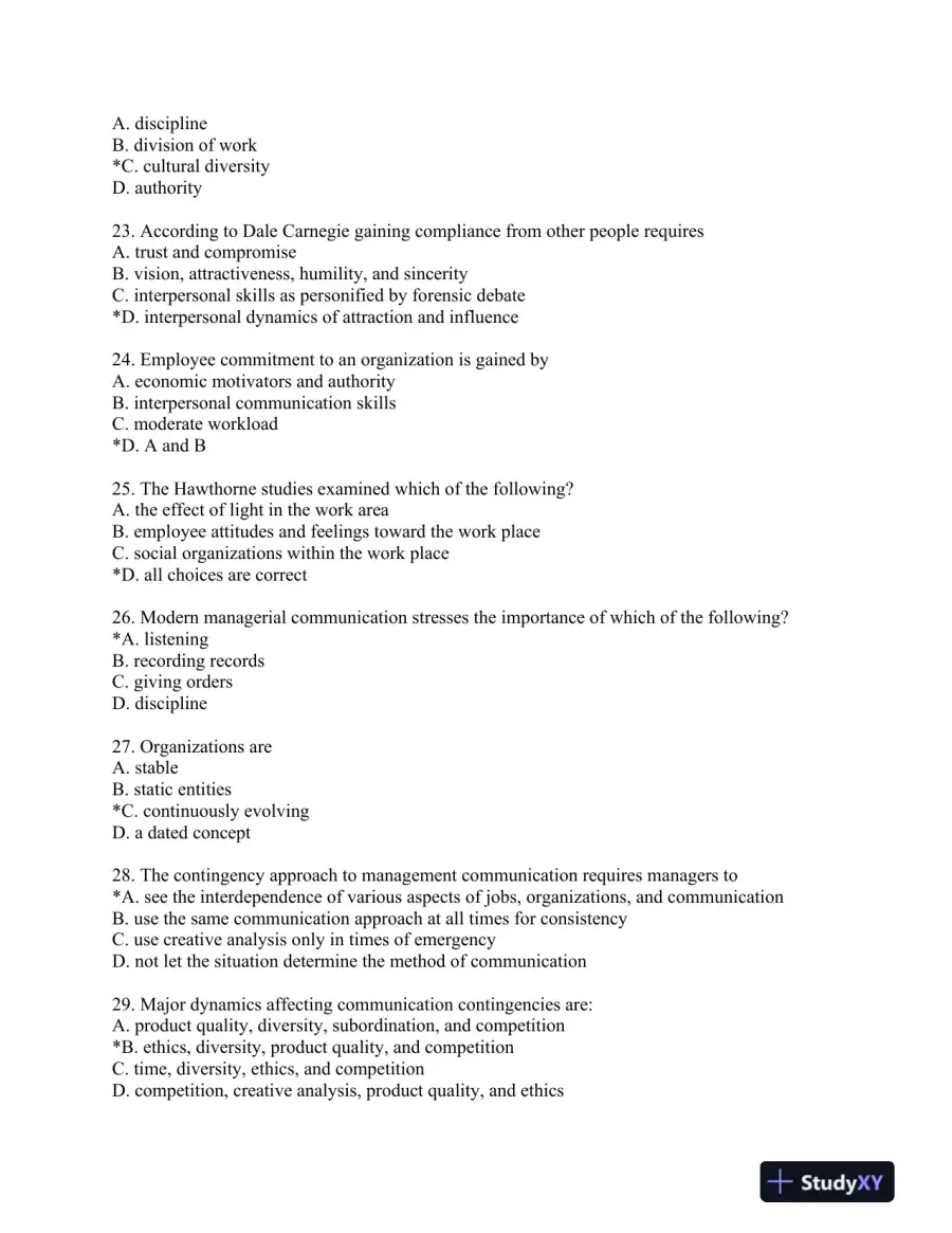 Managerial Communication: Strategies and Applications Sixth Edition Test Bank, page 4