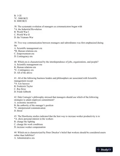 Managerial Communication: Strategies and Applications Sixth Edition Test Bank - Page 6 preview image