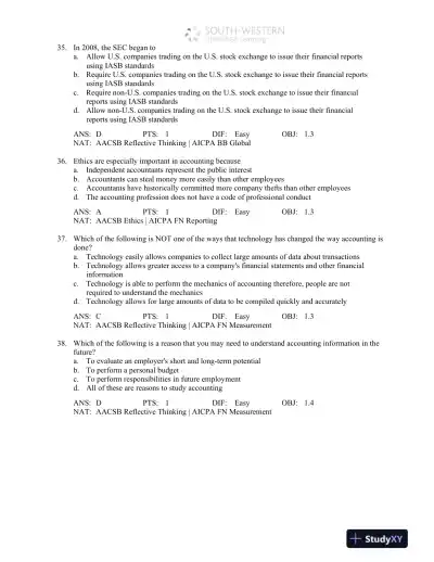 Accounting: Concepts and Applications, 11th Edition Test Bank - Page 8 preview image