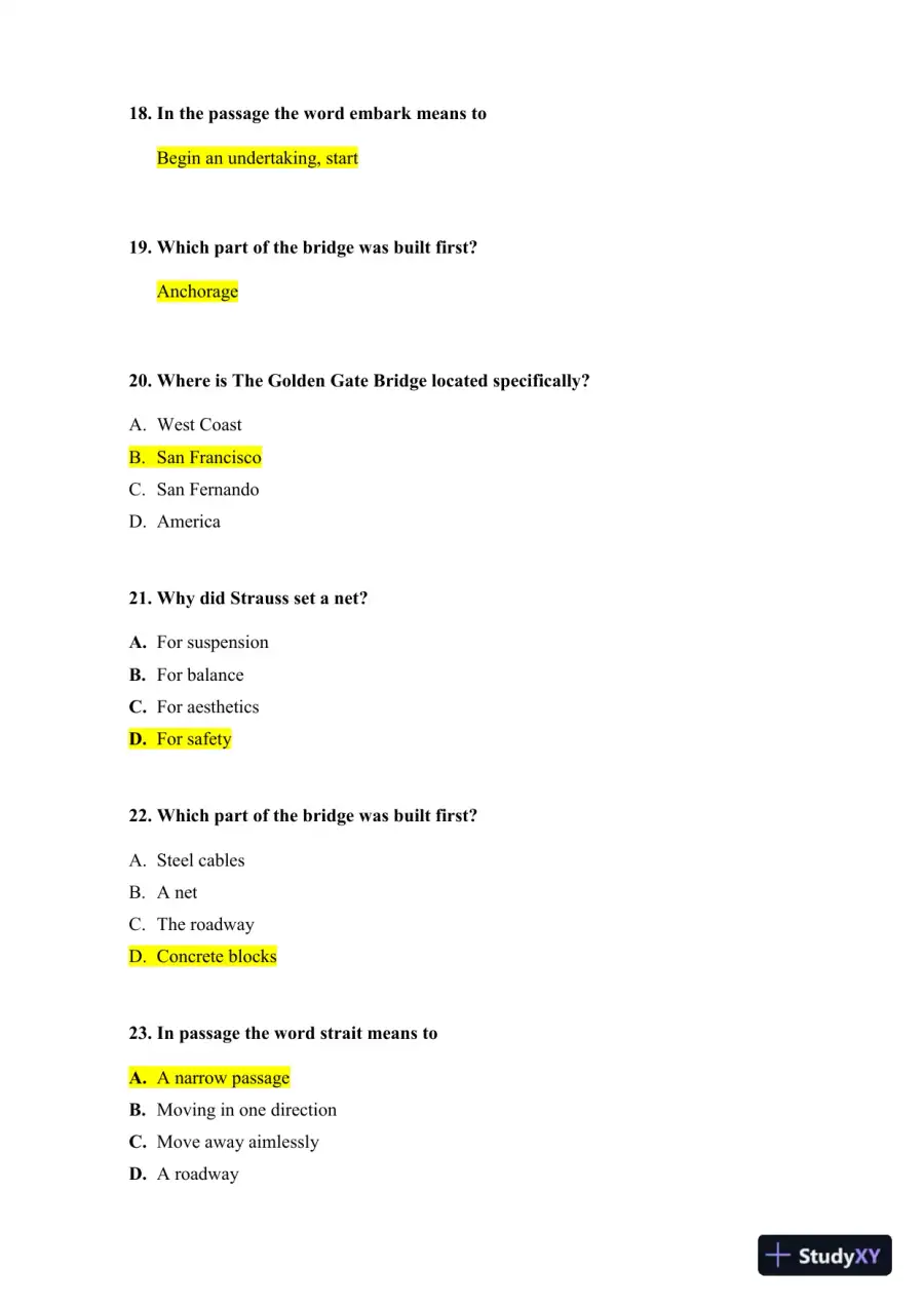 HESI Comprehensive Entrance Exam With Answers (292 Solved Questions), page 9