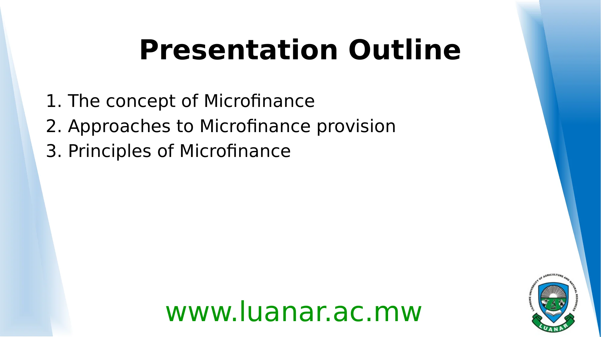 Introduction Microfinance - the concept of microfi - Page 2 preview image