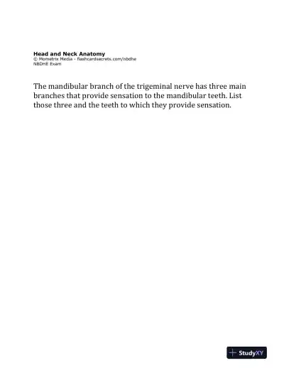 NBDHE Flashcard Study System: NBDHE Test Practice Questions and Exam Review (2020) - Page 15 preview image