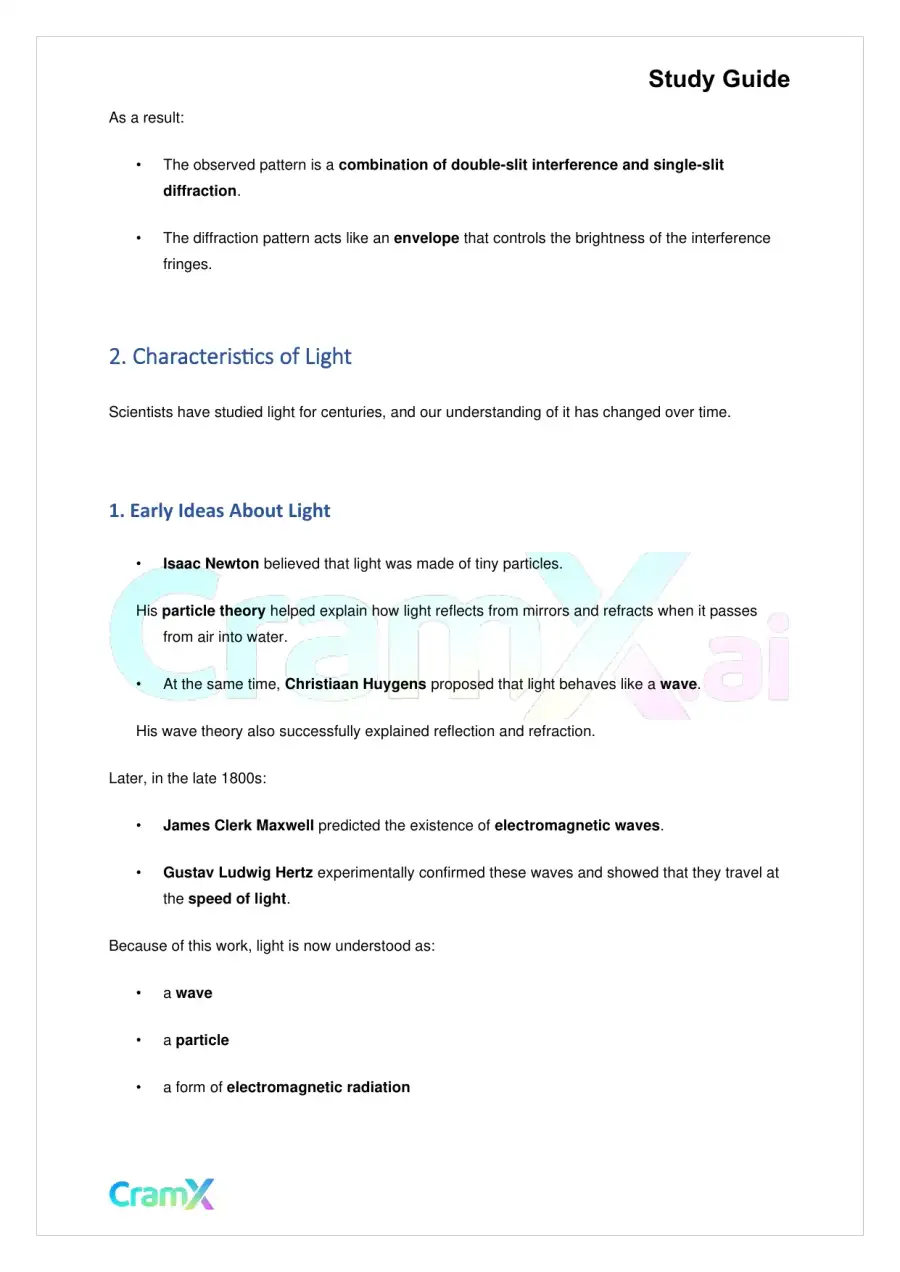 Physics – Light, page 5