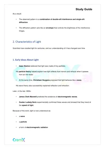 Physics – Light - Page 5 preview image
