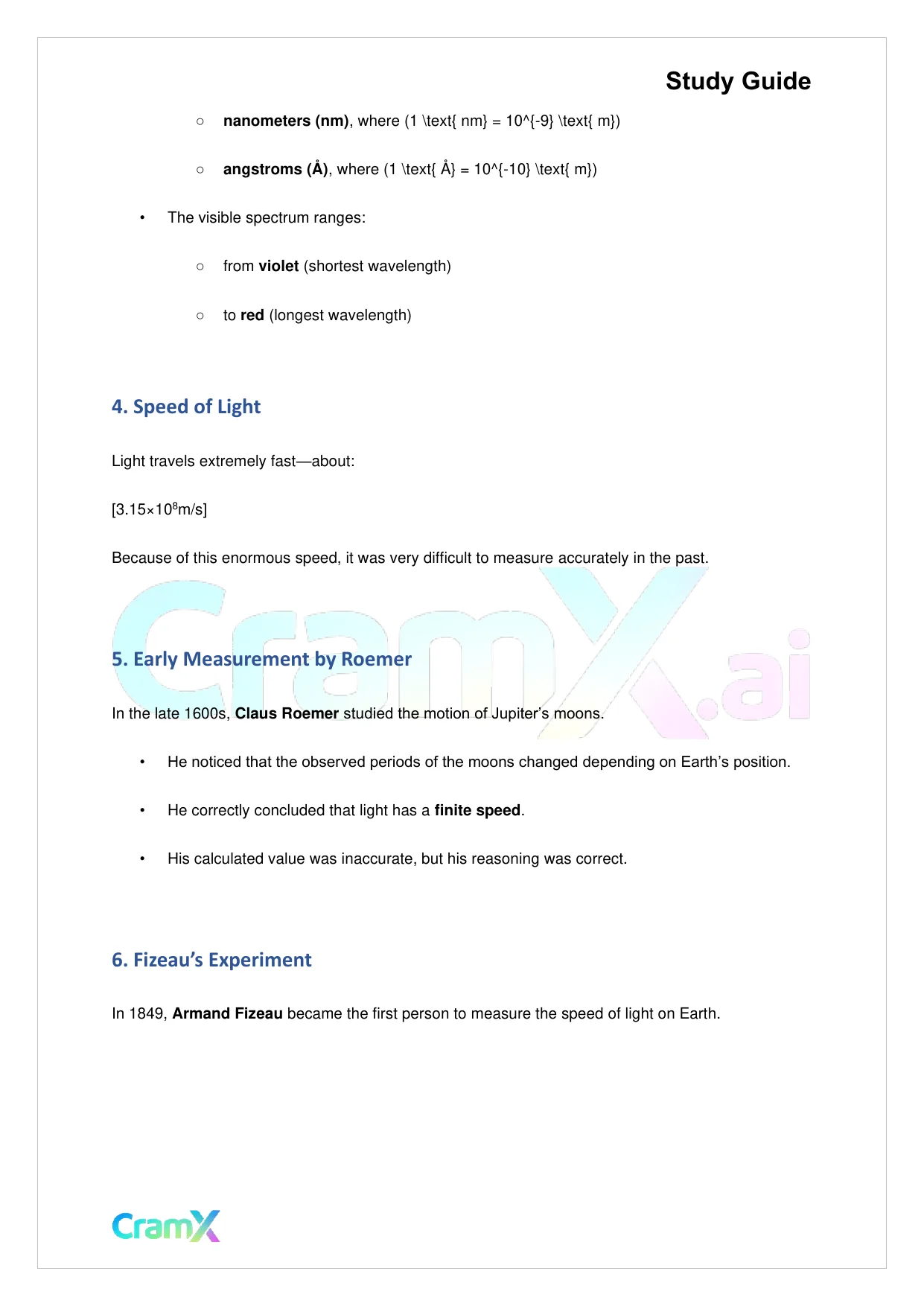 Physics – Light - Page 7 preview image
