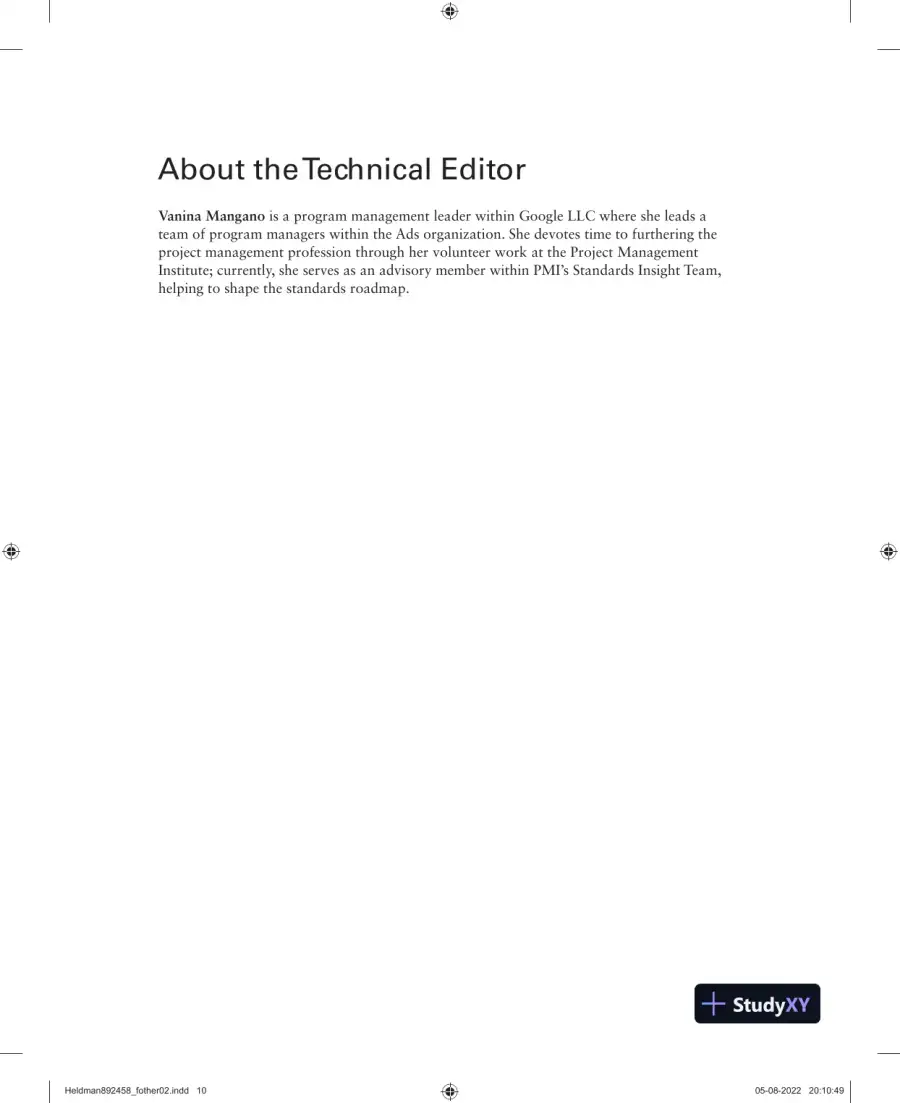 CompTIA Project+ Study Guide: Exam PK0-005 (2022), page 13