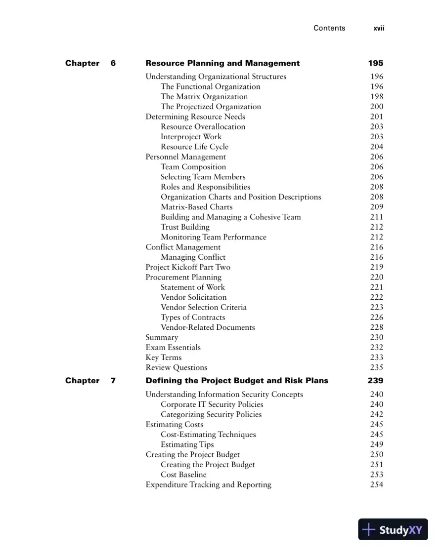CompTIA Project+ Study Guide: Exam PK0-005 (2022), page 20