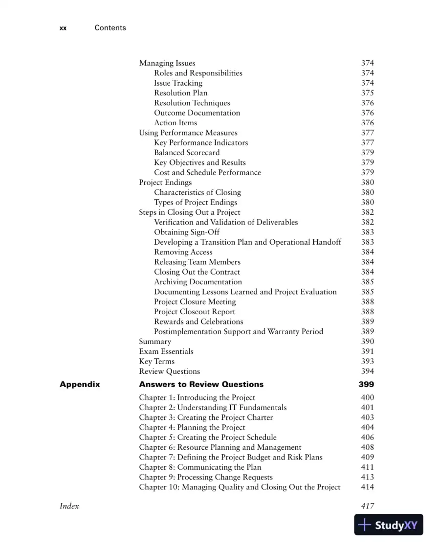 CompTIA Project+ Study Guide: Exam PK0-005 (2022), page 23