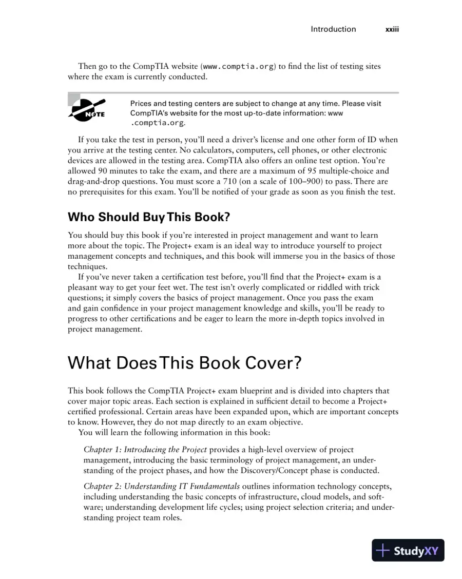 CompTIA Project+ Study Guide: Exam PK0-005 (2022), page 26